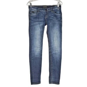 Underground Soul Skinny Jeans Women's Size 3 Low Rise Medium Wash 29X31 - Picture 1 of 9