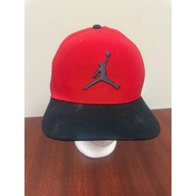 Gorra de béisbol Jordan Jumpman Logo roja negra con cierre a presión para hombre talla única Adjustvale Foto 1 de 4