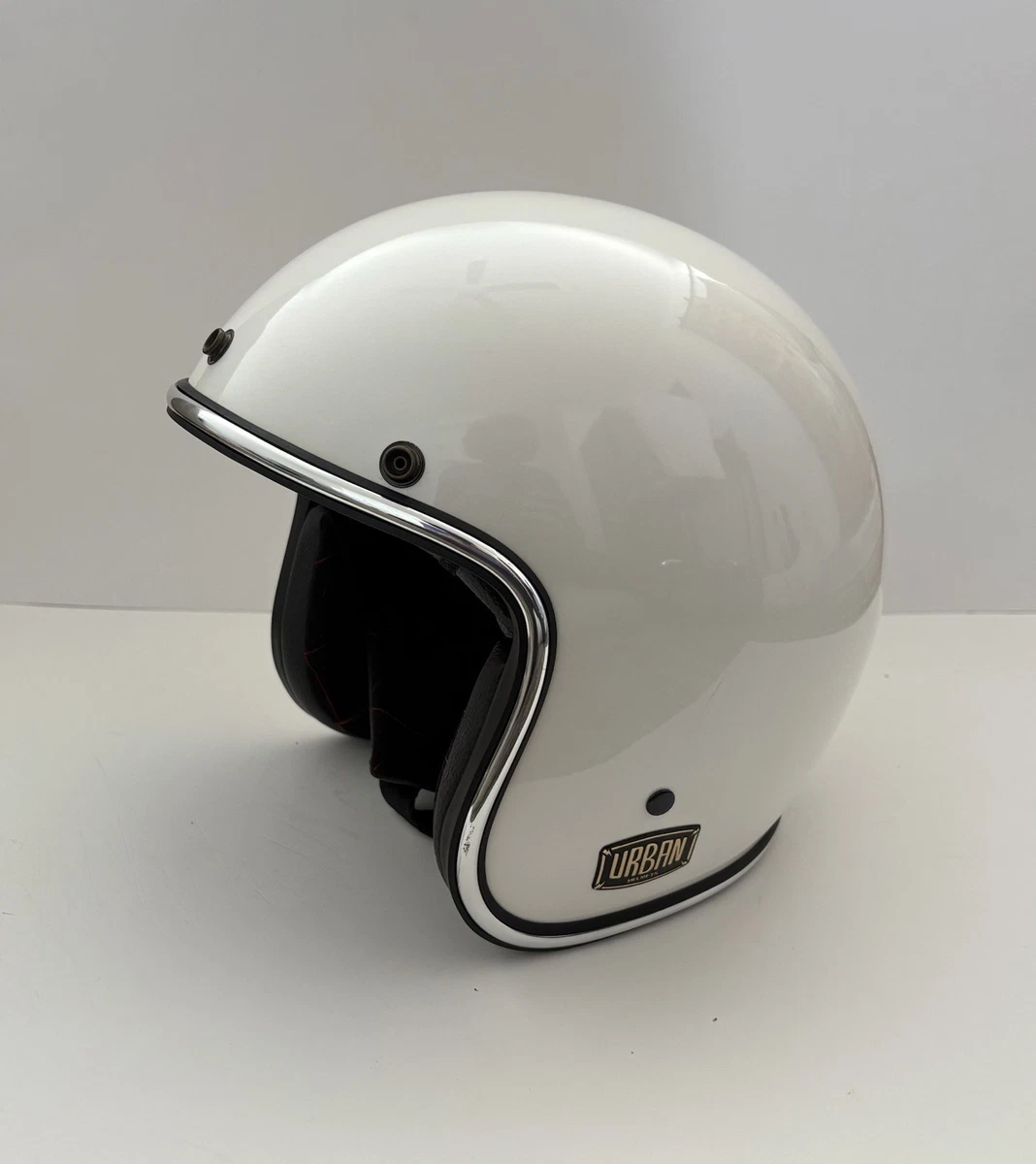On-Road White Open Faces Helmets for sale | eBay