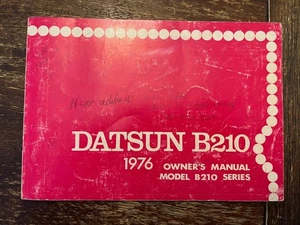 Datsun 1976 - B210 - Manual del propietario de fábrica - Imagen 1 de 3