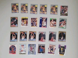 Basketball HOF Card Lot of 24: 6 Michael Jordan, 3 LeBron, 9 Johnson, 6 Bird - Picture 1 of 21