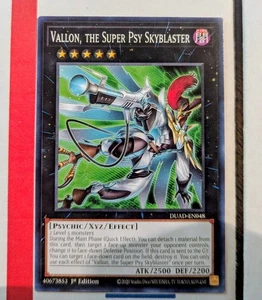 Vallon, the Super Psy Skyblaster DUAD-EN048 Duelist's Advance 1st Edition - Picture 1 of 1