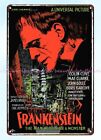 signs sale Frankenstein horror movie poster Halloween thriller metal tin sign