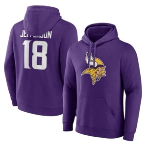 Sudadera con Capucha Justin Jefferson Minnesota Adulto Juvenil YS-5X VIKINGS - Imagen 1 de 3