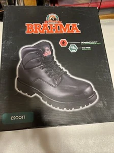 Brahma Escott Soft Toe Size 8 Work Boot (Men's Wide Width) NEW In Box shoes - Picture 1 of 12