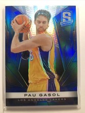 /65 Pau Gasol 2013-14 Spectra #94 BLUE HOLO PRIZM SSP LA LAKERS # 37/65