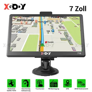 Auto LKW PKW BUS Tragbar GPS Navi Navigation Navigationsgerät 7 Zoll 16GB XGODY - Bild 1 von 13