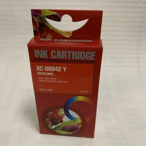 New Yellow Ink Cartridge For Canon CLI42 CLI42Y CLI-42 Y Canon PIXMA PRO-100 - Picture 1 of 1