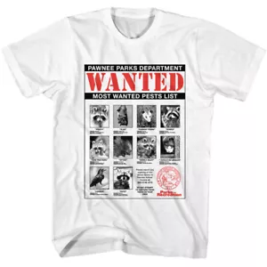 Parks and Recreation Most Wanted Pests List Flyer Men's T Shirt - Picture 1 of 5