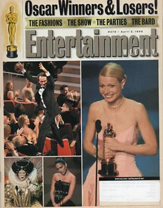 ENTERTAINMENT WEEKLY Magazine April 2 1999 Gwyneth Paltrow Oscar Winners/Losers - Picture 1 of 3