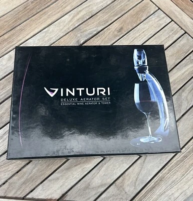 Vinturi Deluxe Aireador Set Vino Tinto Aireador y Torre Set V1071 Gran Regalo Foto 1 de 3