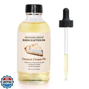 Soothing House Coconut Creme Pie Body Oil - Premium Gourmand Body Moistruzier - Picture 1 of 5