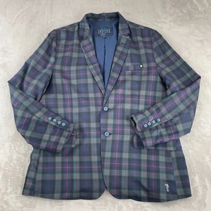 William Murray Blazer Sports Coat Men XL Tartan Plaid Serious Business NWOT $225 - Picture 1 of 18