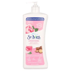 St. Ives Rose and Argan Oil Smoothing Body Lotion, 21 fl oz - Picture 1 of 6