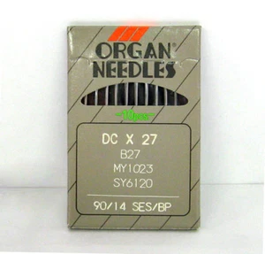 10 ORGAN B-27 SIZE#14/90 OVERLOCK SERGER NEEDLES DCX27 - Picture 1 of 1