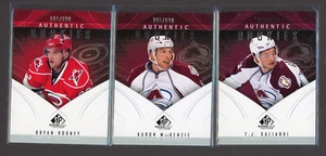 2009-10 SP Game Used Authentic Rookies RC Lot (3) /699 - Imagen 1 de 1