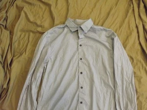 Armani Collezioni Hemd Herren Large Grau Mikro Kariert Elegant Knopfleiste Langarm - Bild 1 von 8