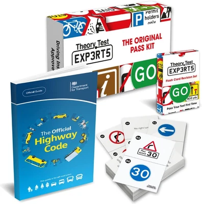 2025 UK Highway Code Book & 128 Road Sign Flashcards Learner Driver Revision Kit - Image 1 of 4