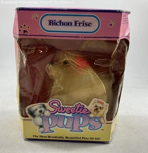 Vintage Sweetie Pups Kitties Bichon Frise MIB NOS Sealed 1988 Hasbro - Bild 1 von 6