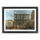 The Feast Day Of St Roch By Giovanni Canaletto Wall Art Print Framed Picture