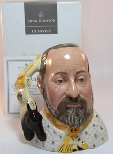 Royal Doulton Ltd Edition Character Jug Edward V11 D7154 c2000 & Box & Cert - Picture 1 of 8