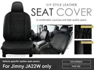 Front Seat Covers PVC Leather for Suzuki Jimny JA22 Nov.1995-Oct.1998 - Picture 1 of 3