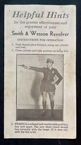 Original Smith & Wesson Revolver Helpful Hints Pre-War Owners Manual 1930s-1940s