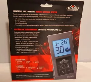 Napoleon F60 Kamin Batterie Thermostat & Fernbedienung Digitalanzeige *siehe - Bild 1 von 7