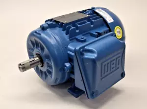 Weg 00136ET3WAL80-W22 Electric Motor 13984006 1.5hp 3ph 460V 3465rpm - Picture 1 of 6