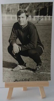 Dédicace  Autographe ANDRE BORAGNO OGCN nice  carte photo football ded - Photo 1/4