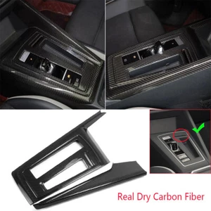 Real Carbon Fiber Console Gear Shift Panel Trim For VW GOLF 8 MK8 GTI R Line 21+ - Picture 1 of 15