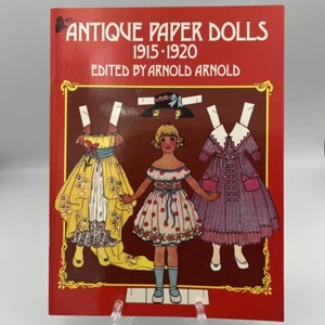 Vintage Antique Paper Dolls Book 1915-1920 Arnold UNCUT Dover Publishing 1975 - Picture 1 of 4