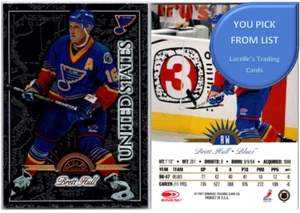 1997-98 Donruss Leaf INTERNATIONAL Hockey Base Cards  - U-Pick From List - Picture 1 of 99