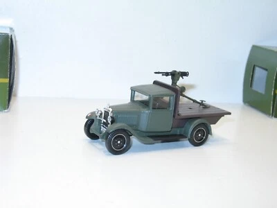 SOLIDO, 1 camión militar Citroen C4F en color caqui con ametralladora Foto 1 de 4