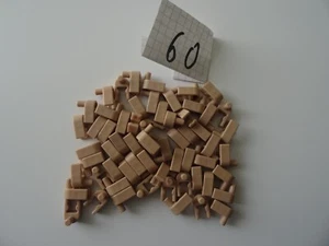 60 Clips beiges avec embout à trou K'NEX - Imagen 1 de 1