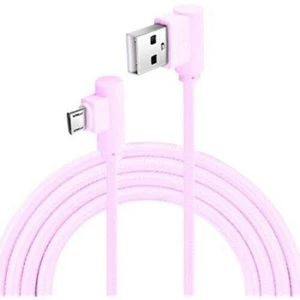 2 PACK 10FT Micro USB Cable 90 Degree RIght Angle Fast Charge Extra Long Charger - Picture 1 of 16
