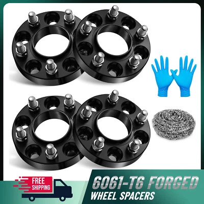4Pc 1" 5x115 Hubcentric Wheel Spacers 14x1.5 For Dodge Charger Magnum Challenger Foto 1 de 4