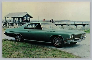 Postcard 1971 Buick LeSabre Custom Sport Coup Advertisement Unposted - Picture 1 of 2