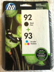 Original C9513FN HP 92 Schwarz 93 Farben Tintenpatrone Kombipack Neu Versiegelt, - Bild 1 von 2