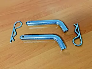2X HITCH PIN + R CLIP 16MM 5/8" TOW BAR Trailer Ball Mount Receiver 4WD BOAT - Picture 1 of 5