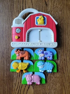 LeapFrog Fridge Farm Magnetic Matching Animal Barn Set COMPLETE Tested Works - Picture 1 of 7
