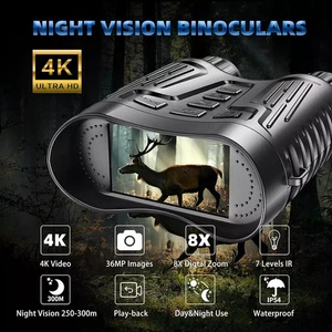 Night Vision Goggles Digital Binoculars 8x Zoom Infrared Scope Camera Infrared - Picture 1 of 7