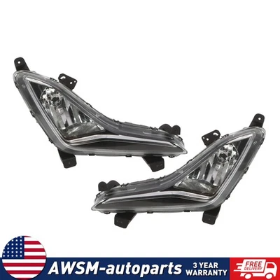 Fog Lights Pair For Hyundai Elantra 2013 2014 2015 2016 2017 not FIT Gt MODLE - Изображение 1 из 4