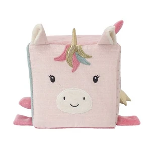 Unicorn Activity Cube for Toddlers – 5.5x5.5x5.5”, Montessori Toys for Babies... - Picture 1 of 8
