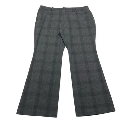Worthington | Gray Plaid Modern Fit Dress Pants | Women’s Petite Size 16P - Image 1 of 4