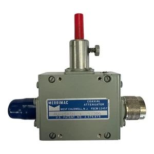 AU-25ASN Merrimac Variables Dämpfungsglied 1000-10000Mhz 0-30db 50Ohm Typ N - Bild 1 von 4