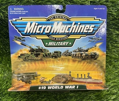 Vtg Micro Machines Military #19 World War I WWI Set Galoob 70019 - New/Sealed - Image 1 of 4