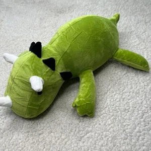 Weighted Dinosaur Plushie Pillow, Green, 16 Inch - Picture 1 of 7