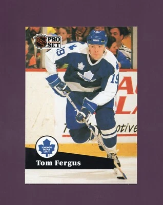 1991 Pro Set Tom Fergus #234 French Set - Toronto Maple Leafs - Image 1 of 2
