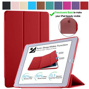 iPad PRO 12.9 4th 3rd 2nd 1st 10.5 9.7 10.9 Case Smart UltraSlim PC Cover Red - Picture 1 of 96